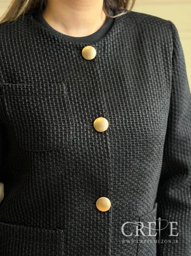 کت مخمل طرح حصیری