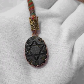 گردنبند سنگ هبهاب ستاره سلیمان