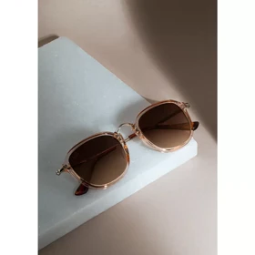 عینک آفتابی دی فرانکلین مدل D.franklin ROLLER SQ Champagne / Grad Brown