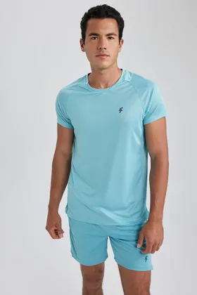 تیشرت DeFactoFit Standard Fit Crew یقه تیشرت A1729AX23SM