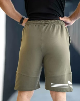 شلوارک بگ ورزشی ADIDAS سبز لجنی