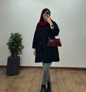 کت جین بلند رنگی سبا(ایراد دار)