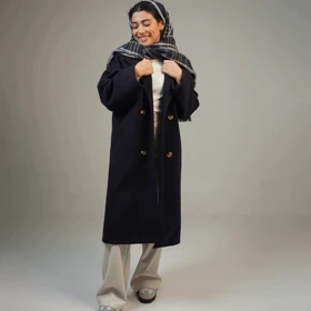 پالتو فوتر اور پشت چاک