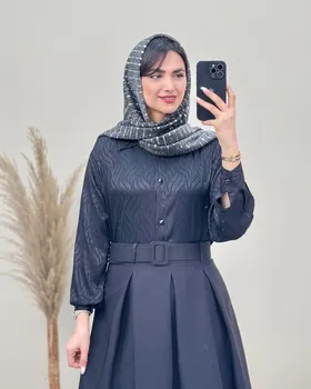 شومیز طرح‌دار ساتن