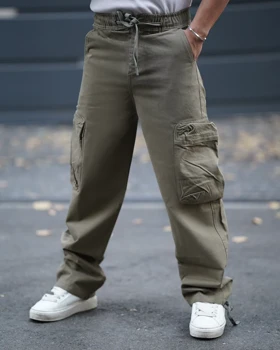 شلوار کارگو بگ دمپا استوپر سنگ شور