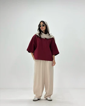 شومیز کتان پنبه