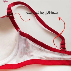 ست شورت و سوتین فنردار لنا مدل پوش آپ کد 4378-8