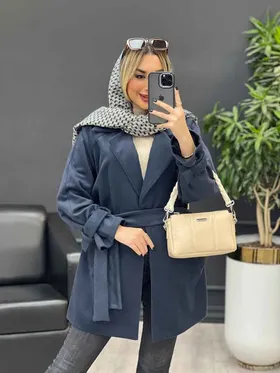پالتو یقه انگلیسی آستین پاگن