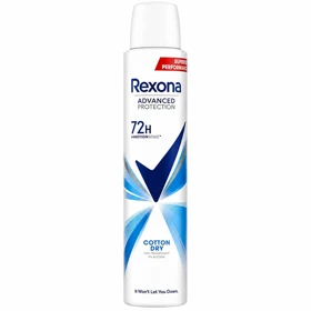 اسپری ضد تعریق زنانه رکسونا Rexona مدل Cotton Dry 72h حجم 200ml
