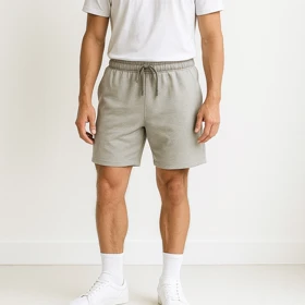 شلوارک مردانه دورس دو نخ لاکرا ملانژ