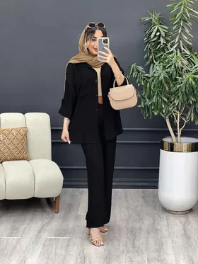 ست مانتو و شلوار طوبا