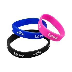 دستبند ورزشی سیلیکونی LOVE مدل 50190
