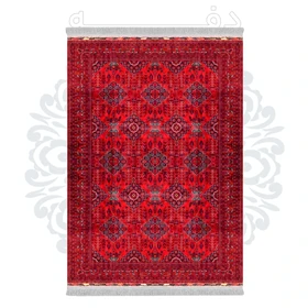 فرشینه از جنس پارچه هازان مخمل ترک طرح سنتی و مدرن برند دفه کد DHU210