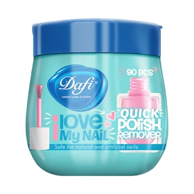 دستمال مرطوب پاک‌کننده لاک ناخن دافی مناسب انواع پوست حاوی مواد مرطوب‌کننده 208 گرم