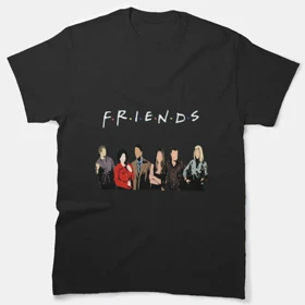 تیشرت فرندز طرح لوگو سریالfriends کد 94155