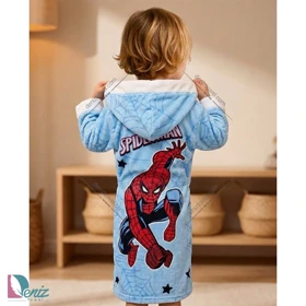 حوله کودک طرح spider man آبی