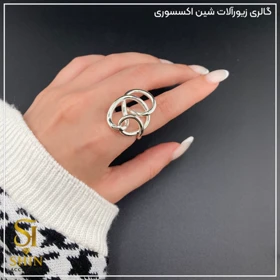 انگشتر زنانه ابکاری نقره کد az03