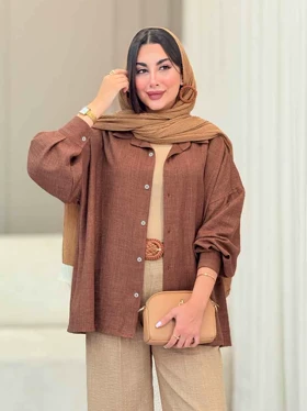 مانتو پشت دکمه هیلدا