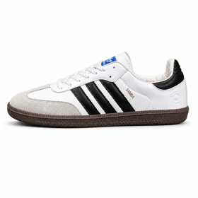 کفش کتانی مردانه مدل ونس سامبا سفید مشکی Adidas Samba