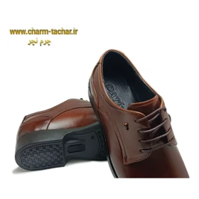 کفش رسمی بندی مردانه چرم طبیعیsi190