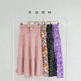 دامن زنانه طرحدار میکس