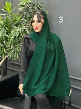 شال پلیسه ساده