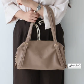 کیف زنانه بزرگ مدل روژمان (نسکافه‌ای)