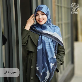 روسری نخ پنبه گلاره