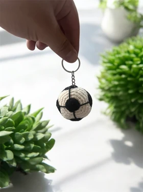 جاکلیدی بافتنی طرح توپ کد 3330503