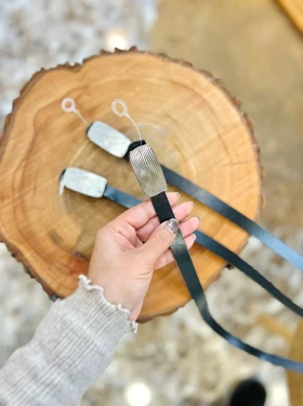 کمربند مینیمال نقره ای