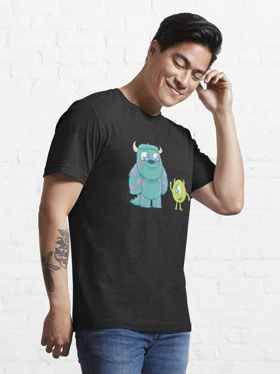 تیشرت کارخانه هیولاها تیشرت Monsters inc طرح Friendly monsters