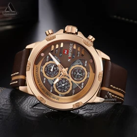 ساعت نیوی فورس بند چرمی Naviforce 9110M