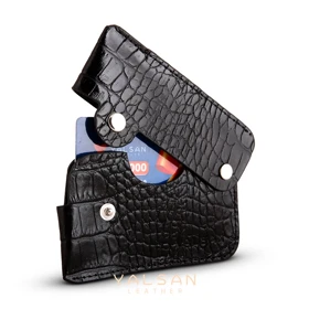 جاکارتی چرم یلسان مدل جیران کد 075-GC (مشکی)