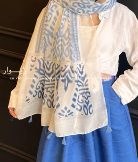 شال نخ‌پنبه