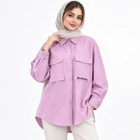 شومیز زنانه کتان وارداتی کد 355