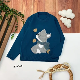 بلوز بافت روباه پاییزی 5تا8سال