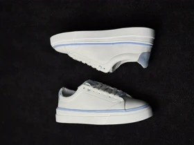 کفش ونس Pull & Bear سفید آبی 034