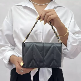کیف زنانه هفت هشتی جلو زنجیر 00103189 2758 1