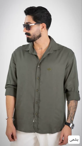 پیراهن مردانه وارداتی تنسل_کد4679