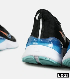 کفش کتانی مردانه و زنانه مشکی نارنجی آبی NIKE zoom X