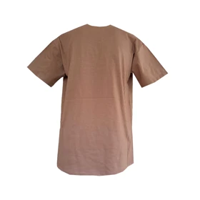 تیشرت آستین کوتاه پسرانه مدل PJ1124 رنگ قهوه ای