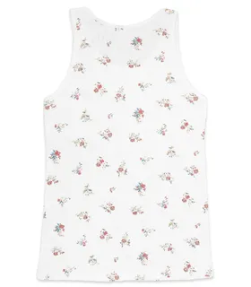 تاپ آستین حلقه‌ای نخی 1Inci بیر اینجی طرح شاخه گل کد 20002