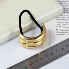 کش مو زنانه مدل سامورایی فلزی کد 2114