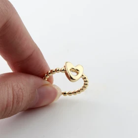 انگشتر زنانه مدل قلب