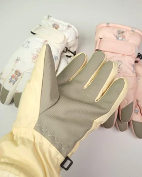 دستکش بچه‌گانه شمعی ضدآب توکرکی طرح خرس