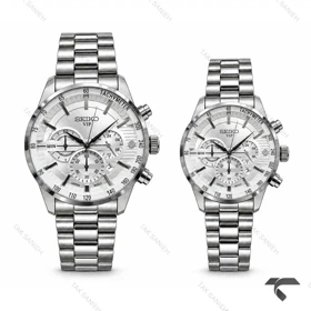 ساعت مچی ست سیکو رفرنس 31693 سه موتوره فول استیل Seiko-11464-S