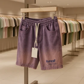 شلوارک لی سنگشور بنفش یاسی فوق‌العاده شیک و با کیفیت