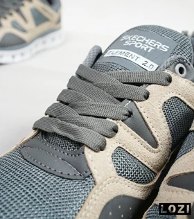 کفش کتانی طبی زنانه و مردانه طوسی کرم SKECHERS element 2.0