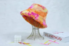 کلاه باکت ابرنگی نارنجی