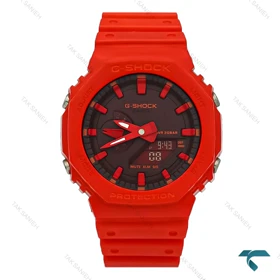 جیشاک کاسیو GA2100 مردانه قرمز صفحه مشکی GShock-8390-G